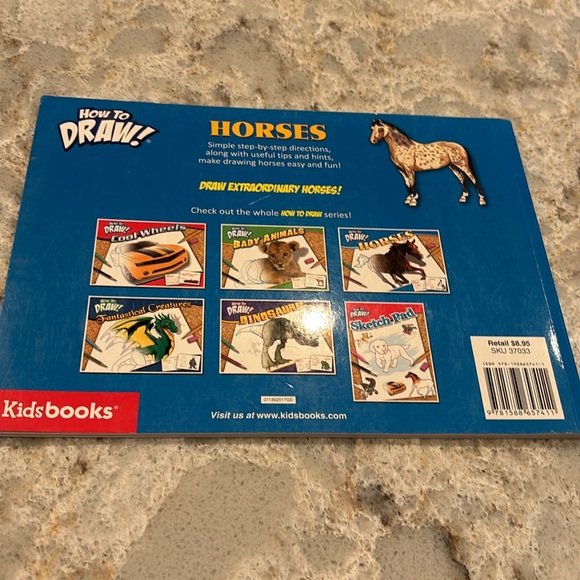 How to Draw! Horses.   Kids art book - Picture 2 of 4